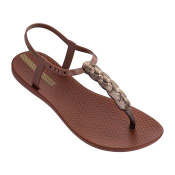 Ipanema India Charm Sandals Women Brown DYX689350